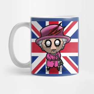 The Queen Chibi (Union Jack) Mug